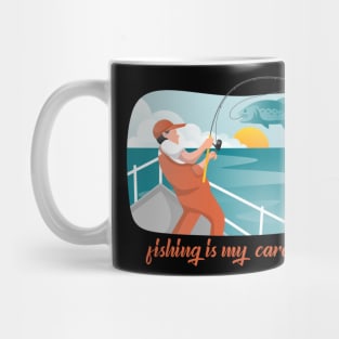 Fishing is my cardio fishing lover Mug